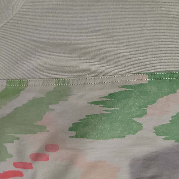 CHICOS ZENERGY LIGHTWEIGHT ZIP CAMO TOP STRETCH SIDES JACKET 12 P - Picture 10 of 10